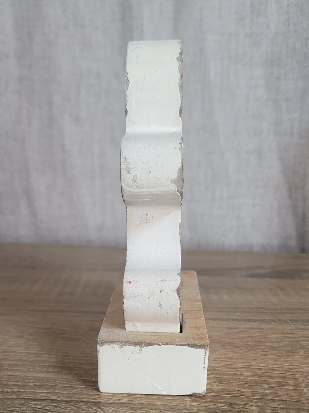 Wooden Gingerbread Holiday Decor in Natural White Christmas